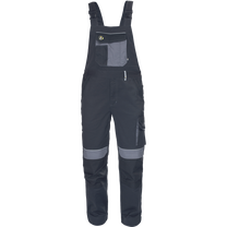 Darbinis puskombinezonis vyrams Cerva Max Eco Stretch, juoda sp., 52 dydis