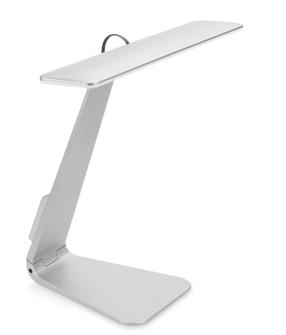 Darbo stalo šviestuvas CristalRecord Betel, LED, 3W, balta sp./sidabro sp.
