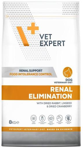 Sausas šunų maistas VetExpert Renal Elimination, antiena/ryžiai, 8 kg