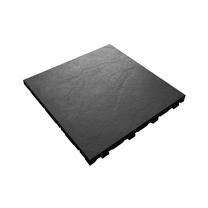 Lauko grindų danga, 40 cm x 40 cm x 2.65 cm, antracito sp.