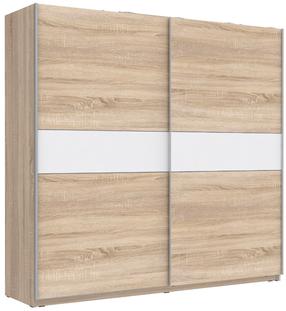 Skapis Forte Winner Plus WNPS923E1-Q45, balts krās./sonoma ozola krās., 61.2 cm x 220.1 cm x 209.7 cm