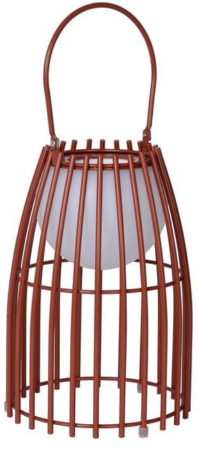 Välitingimustes kasutatav lauavalgusti Lucide Fjara, 0.3W, LED, IP44, roosa v., 17.5 cm x 40 cm