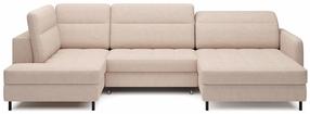 Kampinė sofa Berrto Toscany 18, smėlio sp., dešininė, 165 x 306 cm x 100 cm