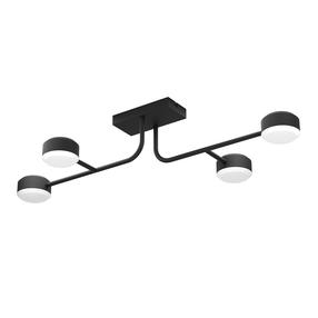 Светильник потолочный Eglo Clavellina 900351, LED, 3000 °К, 4 x 6.8 Вт, белый цв./черный цв. / черный цв.