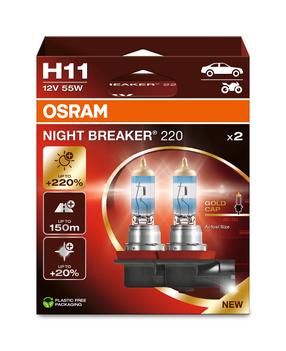 Auto spuldze Osram 64211NB200, halogēnā spuldze, balta krās., 12 V