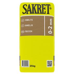 Smėlis betonavimo darbams Sakret, 25 kg