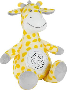 Sienas un griestu projektors Milly Mally Giraffe, dzeltena krās.