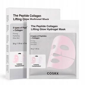 Näomaskide komplekt Cosrx The Peptide Collagen Lifting & Glow, 34 g, 3 tk