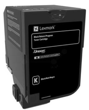 Тонер Lexmark 74C20KE, черный цв.