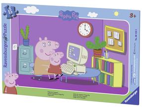 Dėlionė Ravensburger Frame Peppa Pig, 15 vnt.