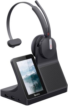 Belaidės ausinės Yealink WH64 Workstation Mono 1208737, juoda sp.