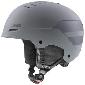 Slēpošanas ķivere Uvex Wanted, pelēka krās., 54-58 cm
