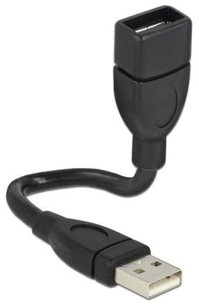 Juhe Delock USB 2.0 A female, USB 2.0 A male, 0.15 m, must v.