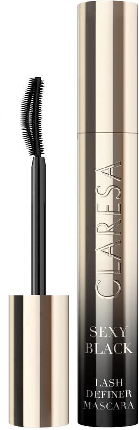 Blakstienų tušas Claresa Sexy Black, 10 ml, juoda sp.