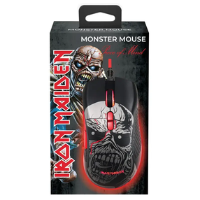 Juhtmega mänguhiir Subsonic Iron Maiden, must v./punane v.