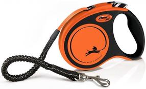 Автоматический поводок Flexi Xtreme, oранжевый цв., XS