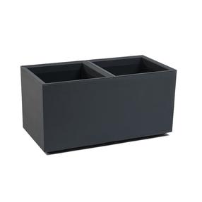 Pods ar ūdens rezervuāru Lamela, plastmasa, 80 cm x 40 cm, Ø 80 cm, antracīta krās.