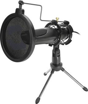 Kondensatorinis mikrofonas Speedlink SL-800012-BK, juoda sp.
