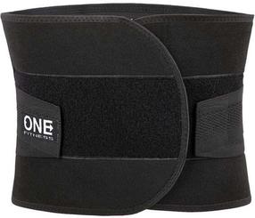 Diržas One Fitness Lumbar Support, M, juoda sp.