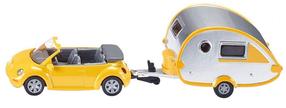  Žaislinis automobilis Siku 1629, 1:55, geltona/pilka