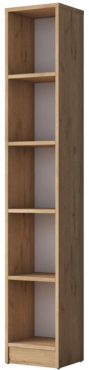 Pastatoma lentyna Kalune Design HC114 2661, riešuto sp., 170 cm x 30 cm x 25 cm