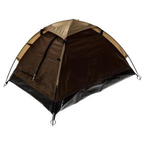 Dvivietė palapinė Atom Camping 242508, ruda sp., 200 cm x 140 cm x 100 cm