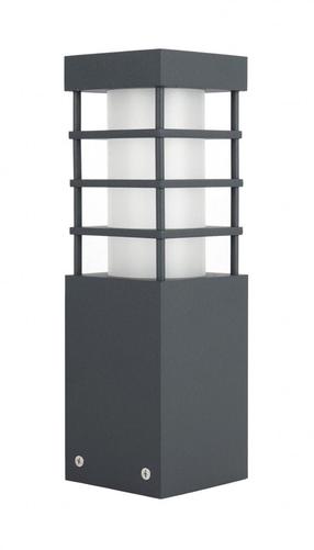 Pastatomas lauko šviestuvas Su-Ma Rado II 3, 18W, E27, IP54, tamsiai pilka sp., 8 cm x 25 cm