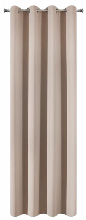 Naktinė užuolaida ZKIW-07, smėlio, 140 cm x 250 cm