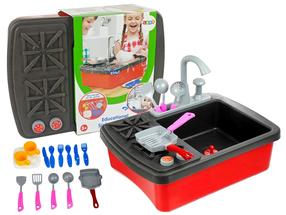 Rotaļu virtuves piederumi Lean Toys Sink And Stove LT2584, daudzkrāsaina