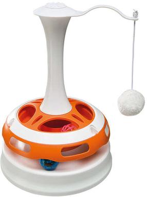 Игрушка для кота Ferplast Tornado, белый цв./oранжевый цв., 24 см