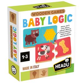 Puidust mänguasi, pusle Headu Baby Logic MU62494, mitmevärviline
