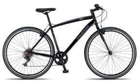 Dviratis hibridinis Champions, 28 ", L rėmas, juoda sp.