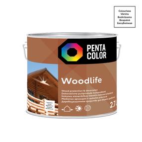 Пропитка древесины Pentacolor Woodlife, прозрачный цв., 2.7 l