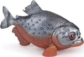 Фигурка-игрушка Papo Piranha 401035, серебристый цв.