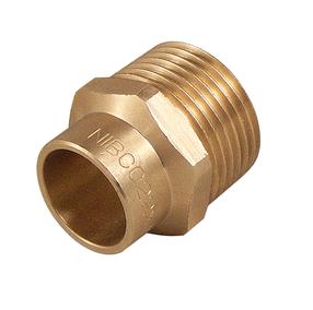 Adapteris Nibco 42430, 18mm x 3/4', žalvaris