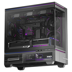 Arvuti korpus Thermalright TL-M10 Vision, must v.