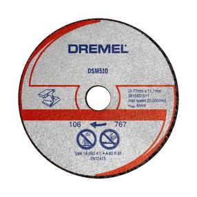Pjovimo diskas kampiniam šlifuokliui Dremel, 77 mm x 5 mm x 11.1 mm