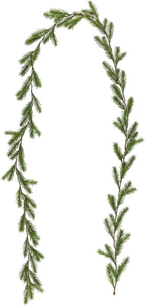 Namų dekoracija Winteria 607842, 180 cm, žalia sp.