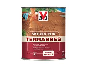 Масло для пола V33 Terrases, прозрачный цв., 1 l