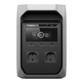 Зарядное устройство - аккумулятор EcoFlow Delta 3 Classic, 276000 мАч, 1800 - 2400 Вт, черный цв./серый цв.