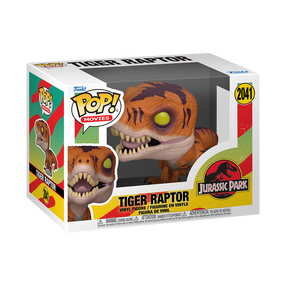 Žaislinė figūrėlė Funko POP! Jurassic Park Tiger Raptor 2041, ruda sp.