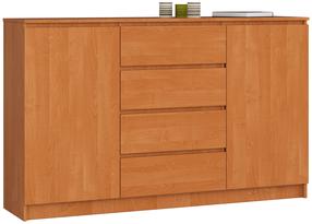 Kumode Akord K160 2D 4SZ CLP, alkšņa krās., 99 cm x 160 cm x 40 cm