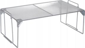 Riiul Zeller, 45 cm x 25.5 cm x 15.5 cm, metall, hõbe v.