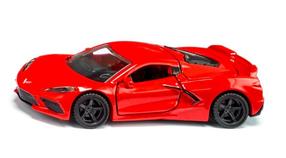 Rotaļlieta automašīna Siku Chevrolet Corvette C8 Stingray S2359, sarkana krās.