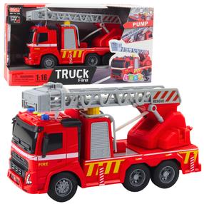  Žaislinė gaisrinė mašina Lean Toys 27534, 1:16, raudona sp.