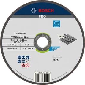 Pjovimo diskas kampiniam šlifuokliui Bosch Pro, 180 mm x 2 mm x 22.23 mm