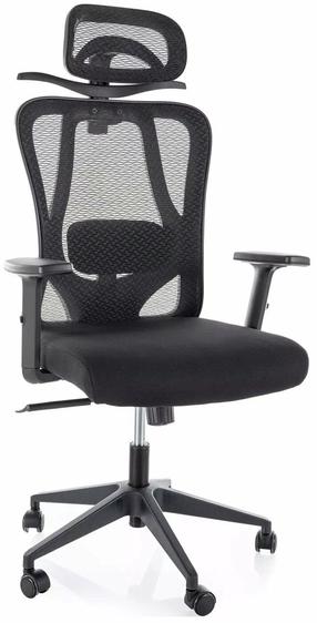 Vaikiška kėdė Q-080, 50 x 67 x 115 - 124 cm, juoda