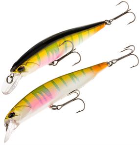 Vobleris Akara Best Minnow 100SP A210, 10 cm, 15 g, balta sp./juoda sp./geltona sp.