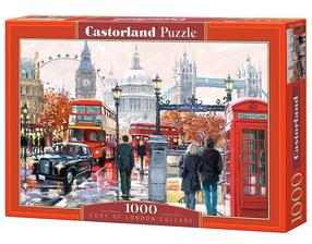 Dėlionė Castorland Richard Macneil: "London Collage" 1000 el. 103140, 68 cm x 47 cm, 1000 vnt., įvairių spalvų