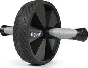 Ролик для пресса Tiguar AB wheel TI-ABW001, 18 см, 0.5 кг, черный цв.